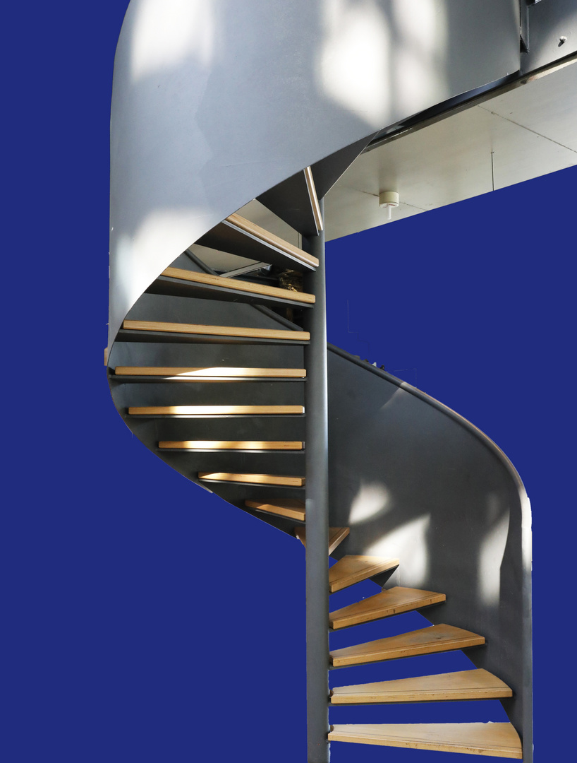 Treppe-blau