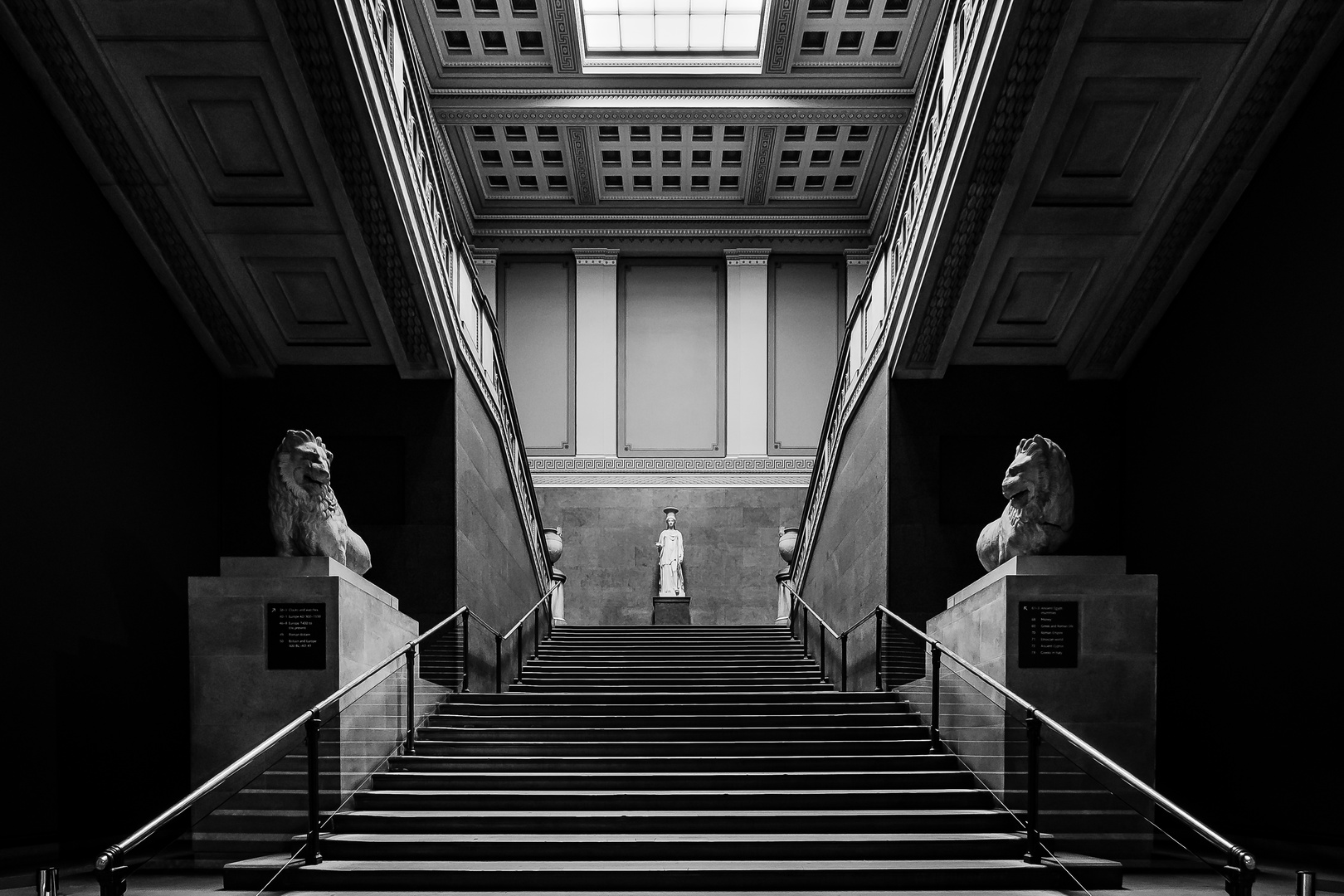 Treppe British Museum London