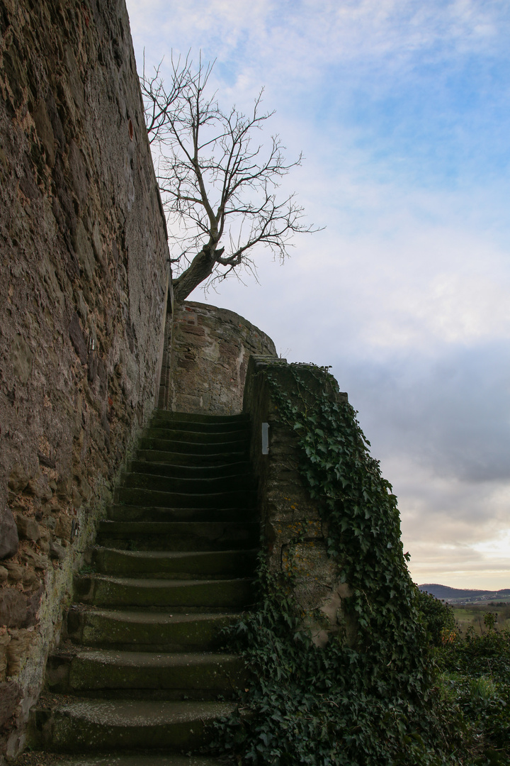 Treppe Burg Stettenfels