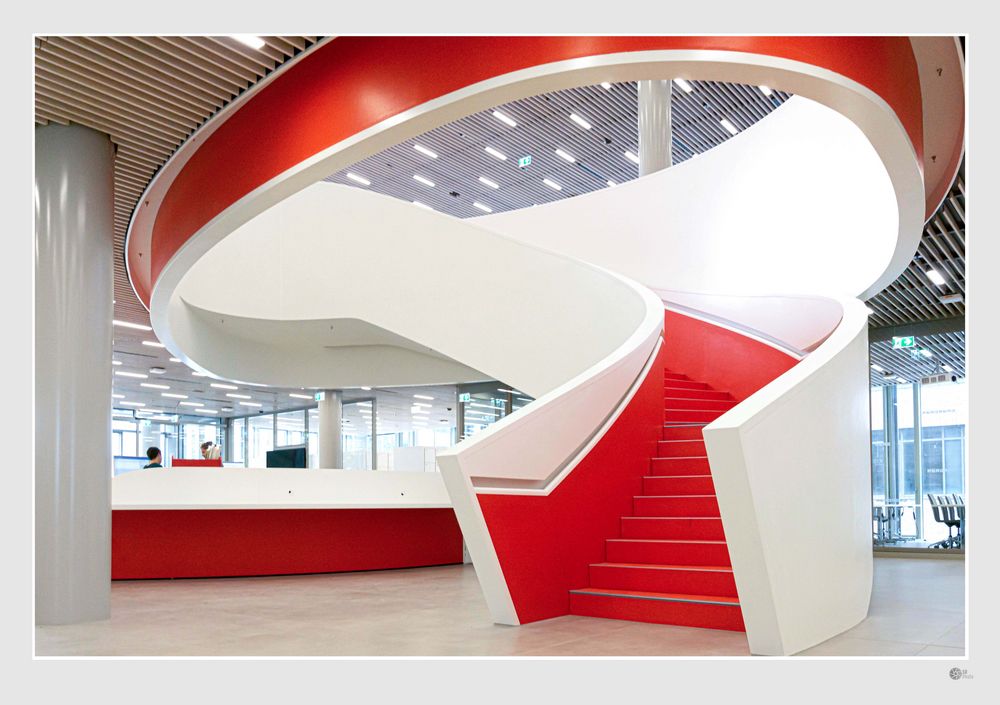 Treppe der neuen Bibliothek