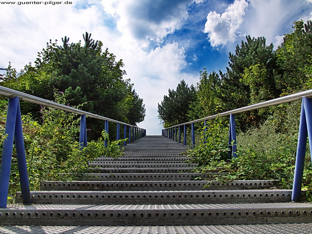 Treppe der Schurenbachhalde in Essen