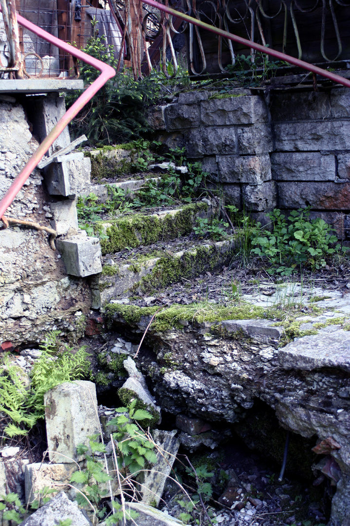 Treppe der Vergangenheit