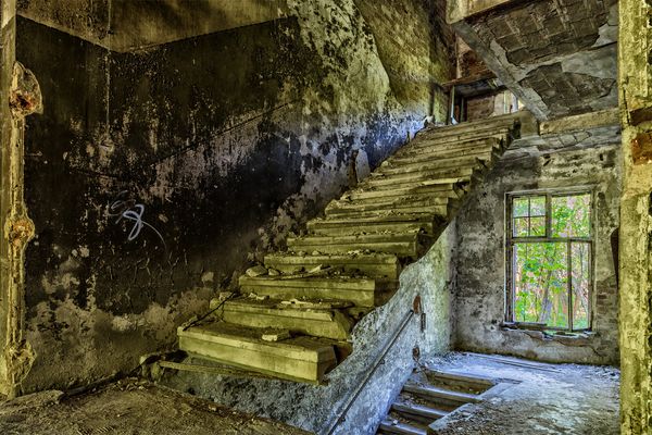 Treppe für leichtgewichtige. 