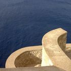 Treppe hinab zum Meer, .....