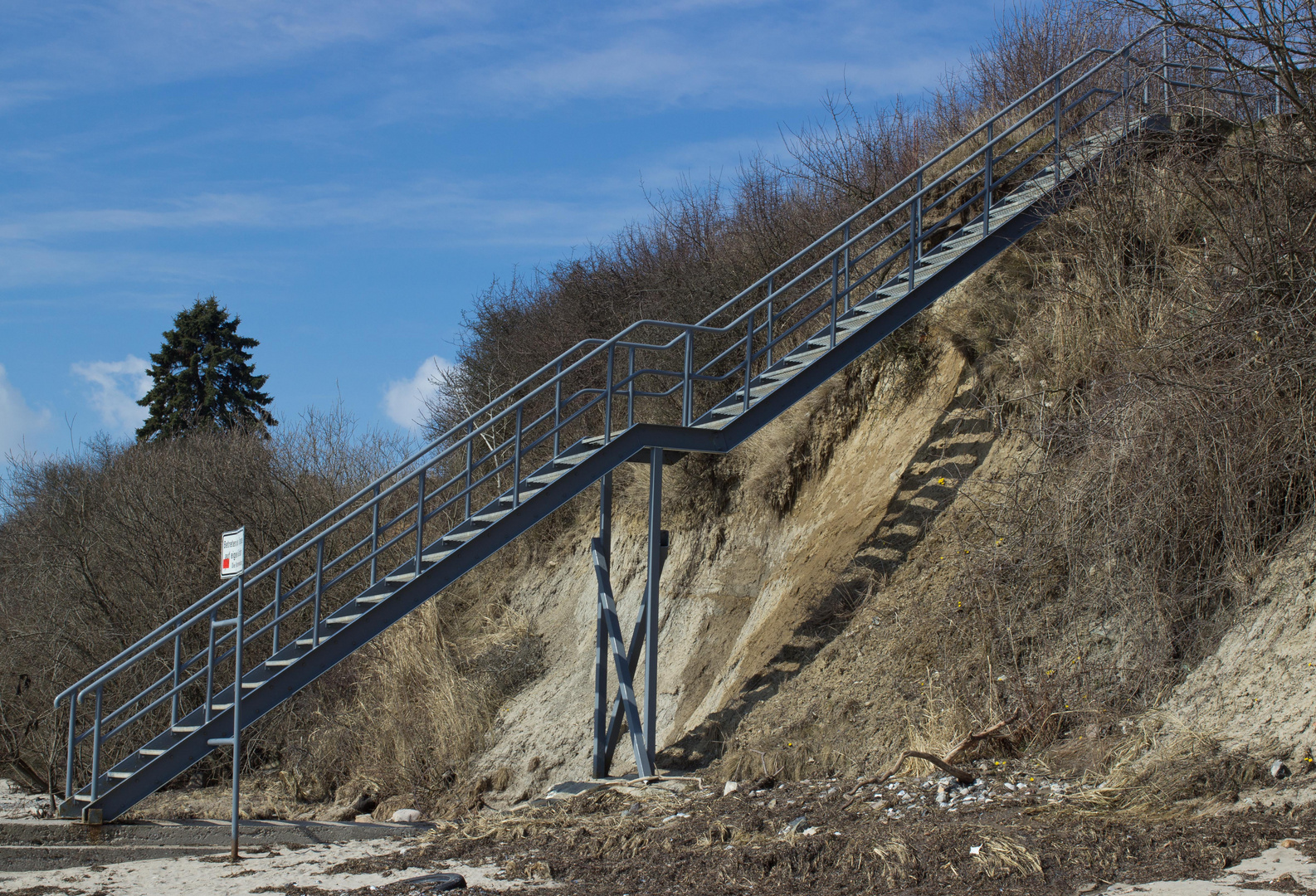 Treppe hoch