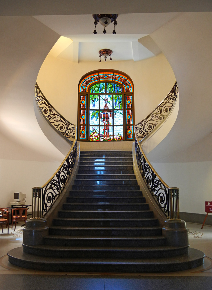 Treppe im Argentina Hotel, Piriápolis, Uruguay