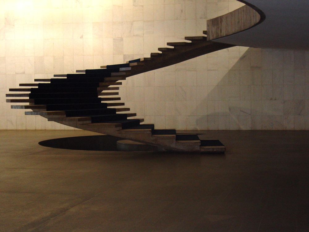 Treppe im Aussenministerium in Brasilia