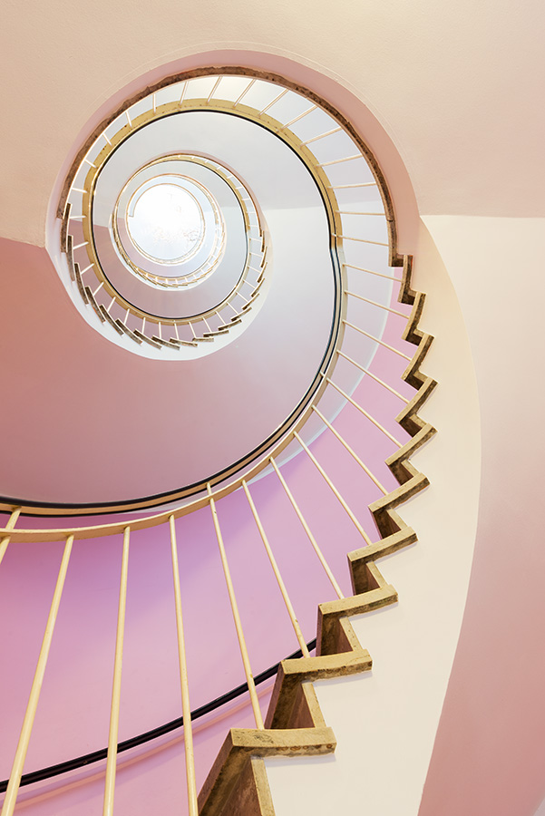 Treppe im Cafe Glockenspiel