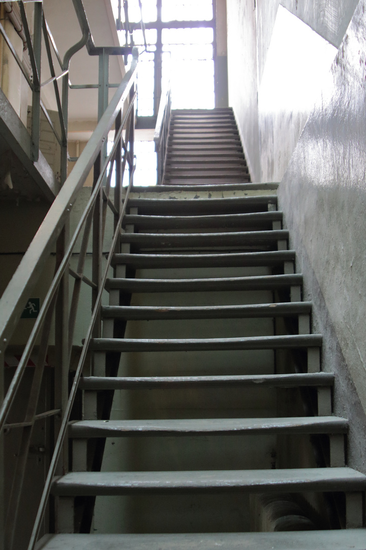 Treppe im Gefängnis Berlin Köpenick