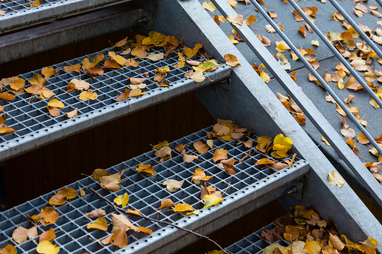 Treppe im Herbst