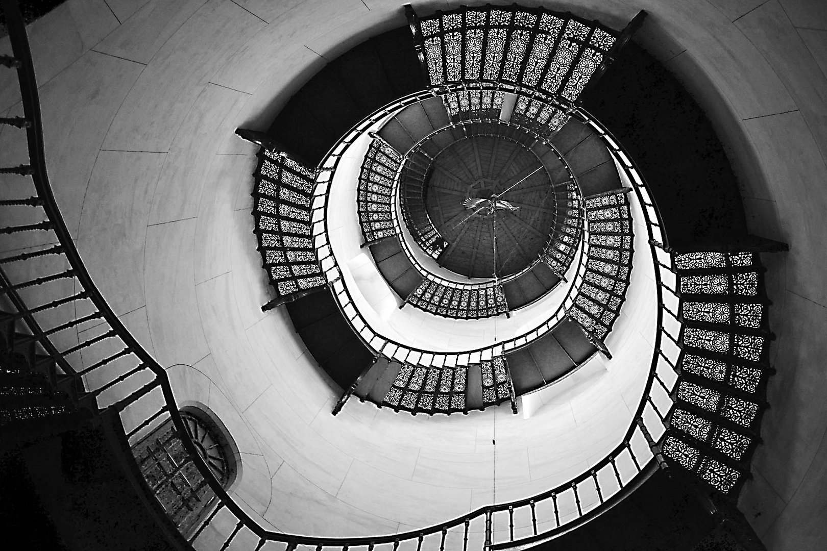 Treppe im Jagdschloss auf Rügen