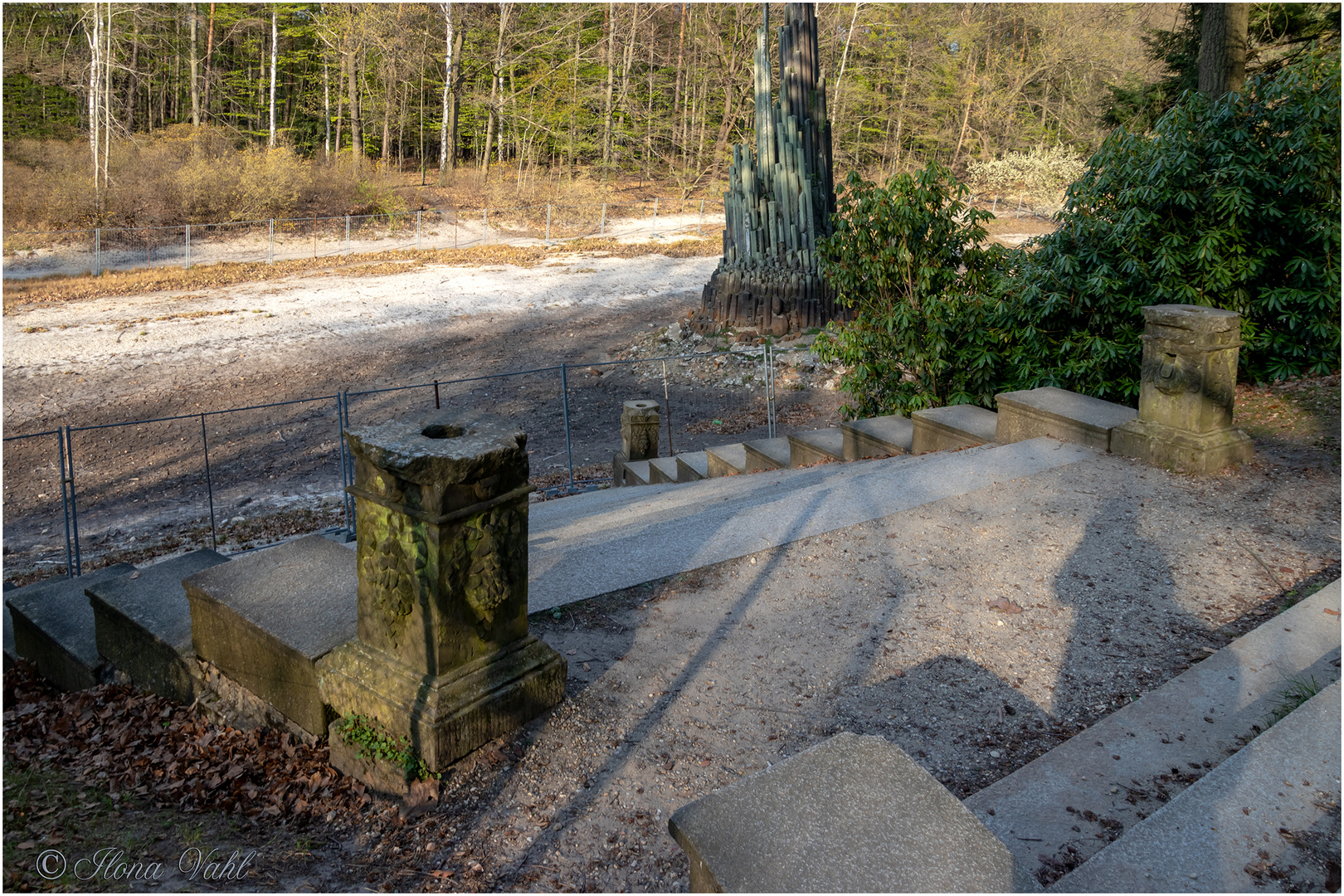 Treppe im Kromlauer Park