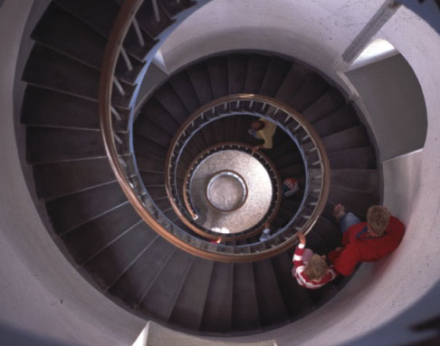 Treppe im Leuchtturm