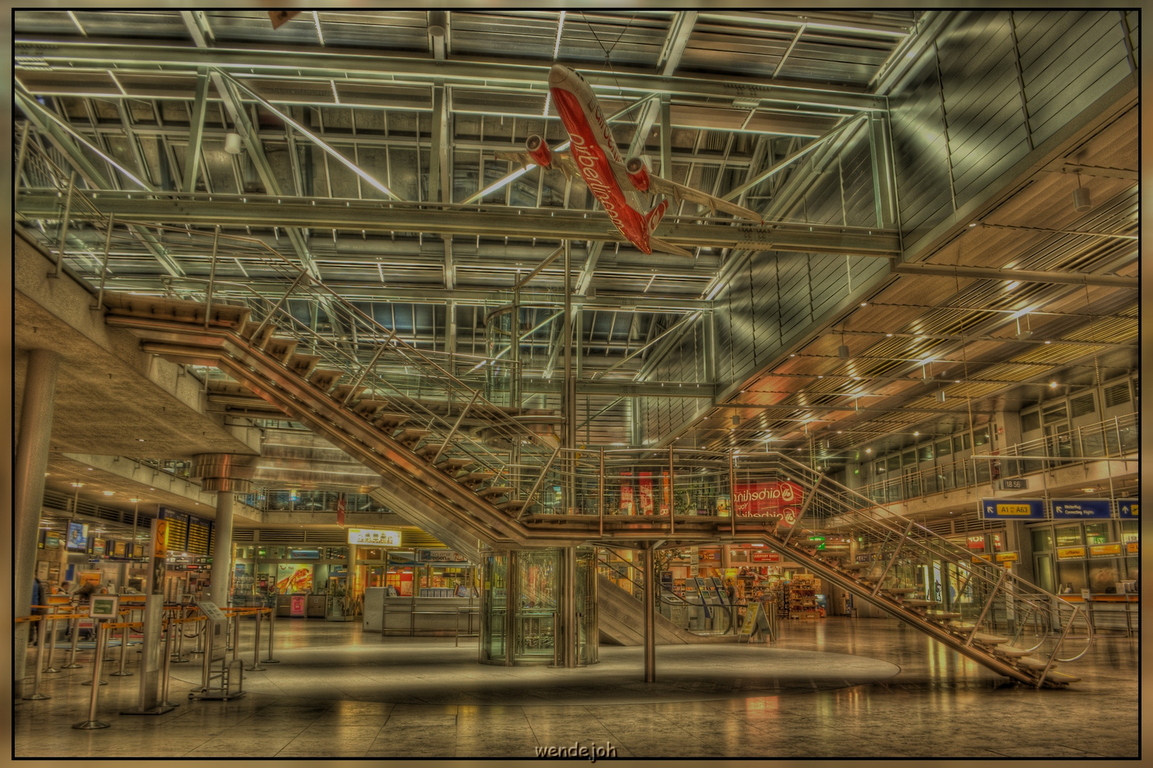 Treppe im Nürnberger Flughafen ;-)