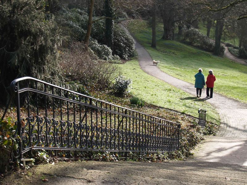 Treppe im Park