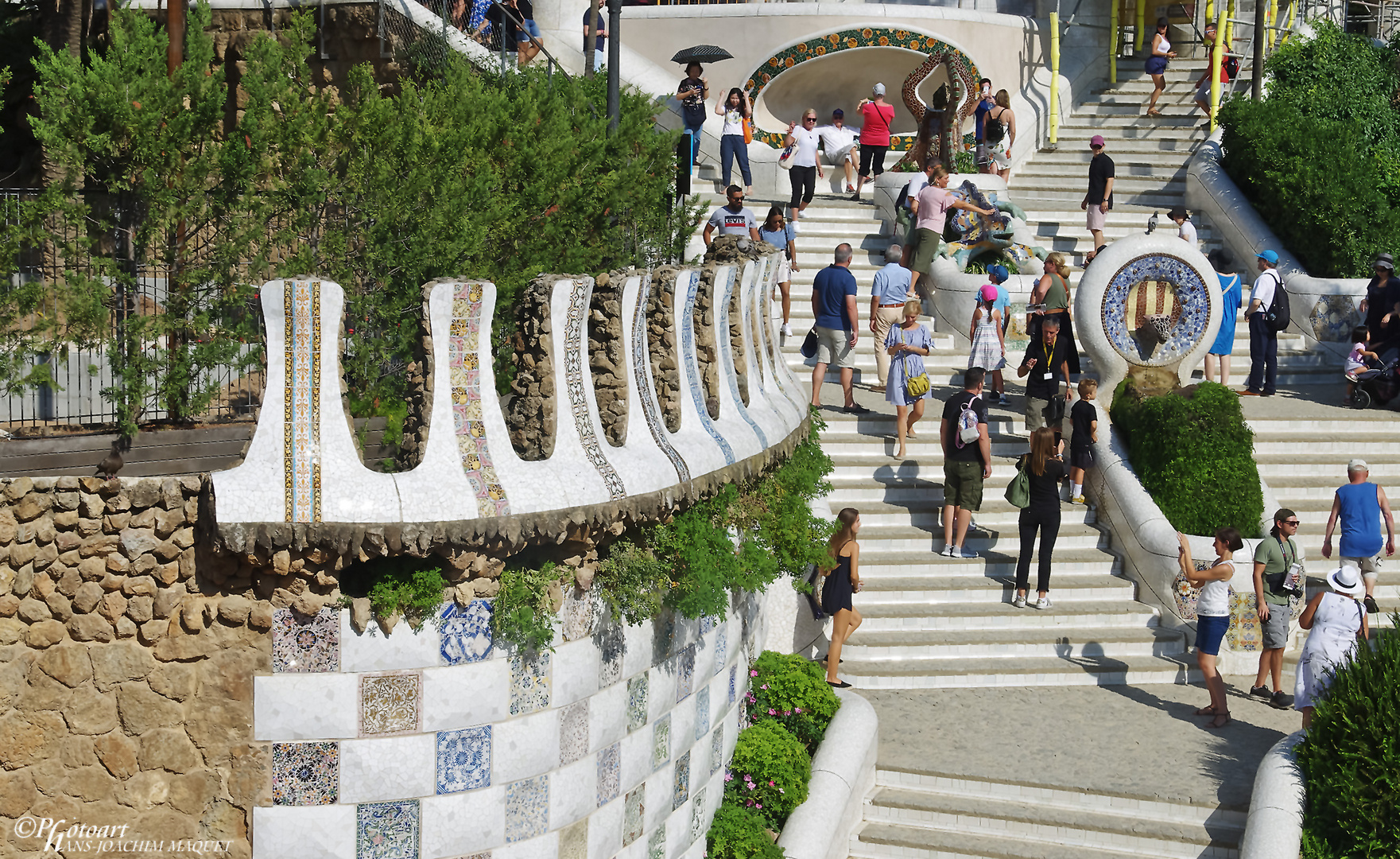 Treppe im Park Güell 