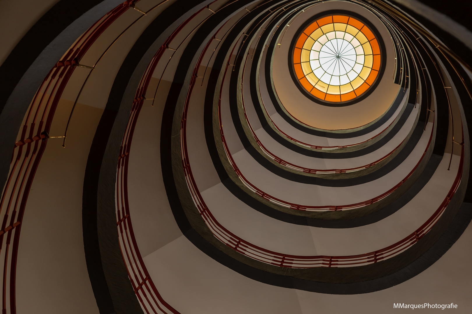 Treppe im Sprinkenhof in Hamburg