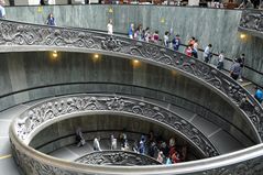 Treppe im Vatikan. Museum