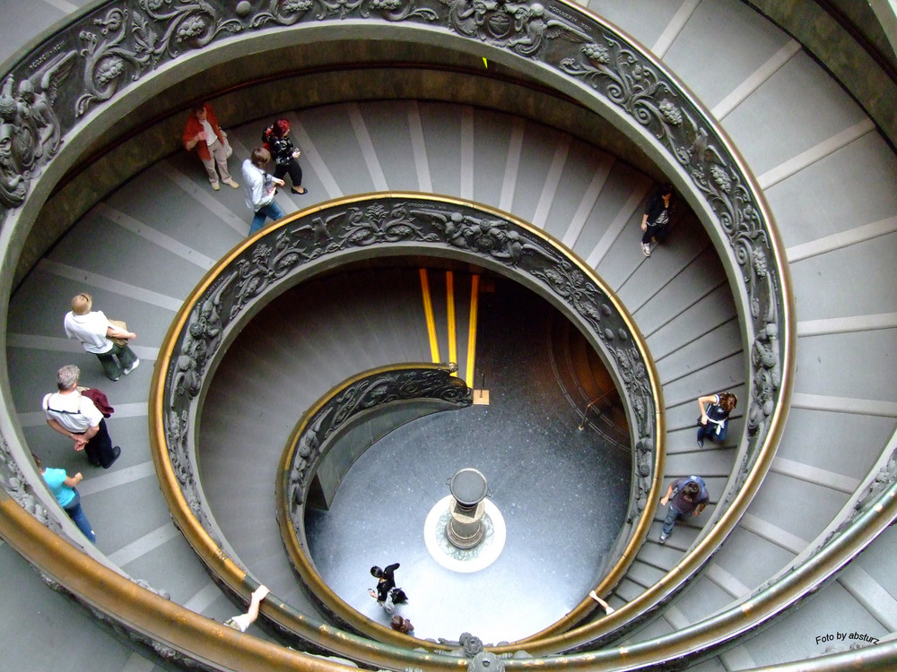 Treppe im Vatikan Museum