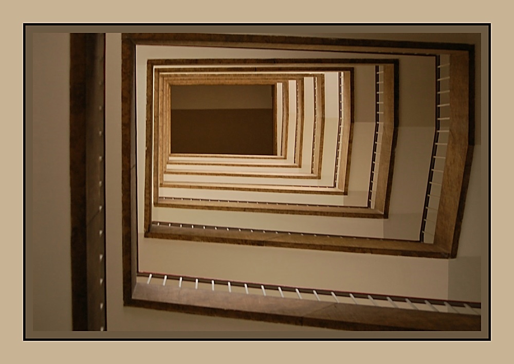 Treppe im verborgenen des Airports Tempelhof