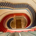 Treppe im Wuppertaler Opernhaus.