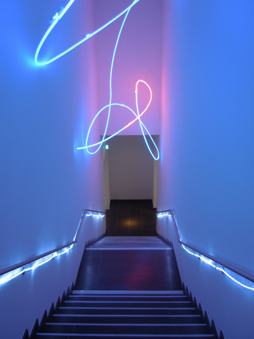 Treppe in Blau