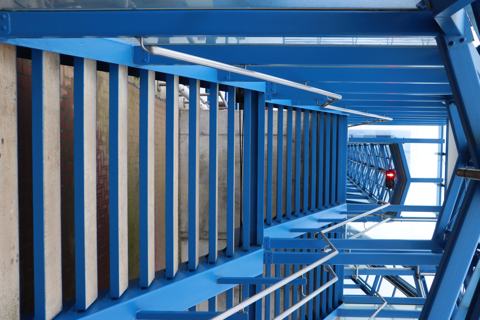 Treppe in Blau