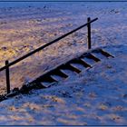 Treppe in blau