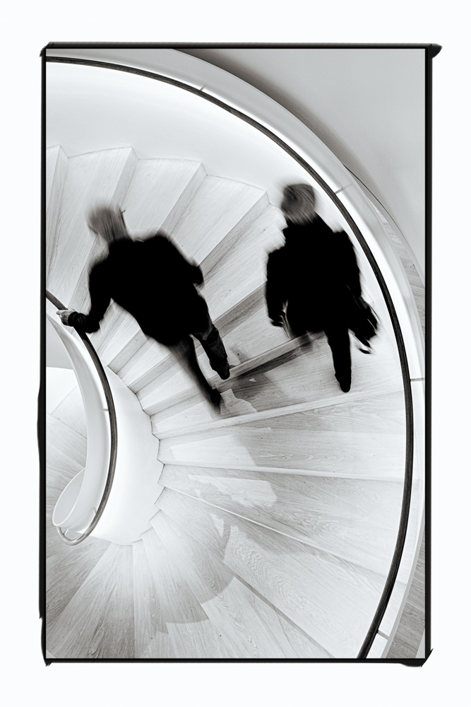 Treppe in bnw