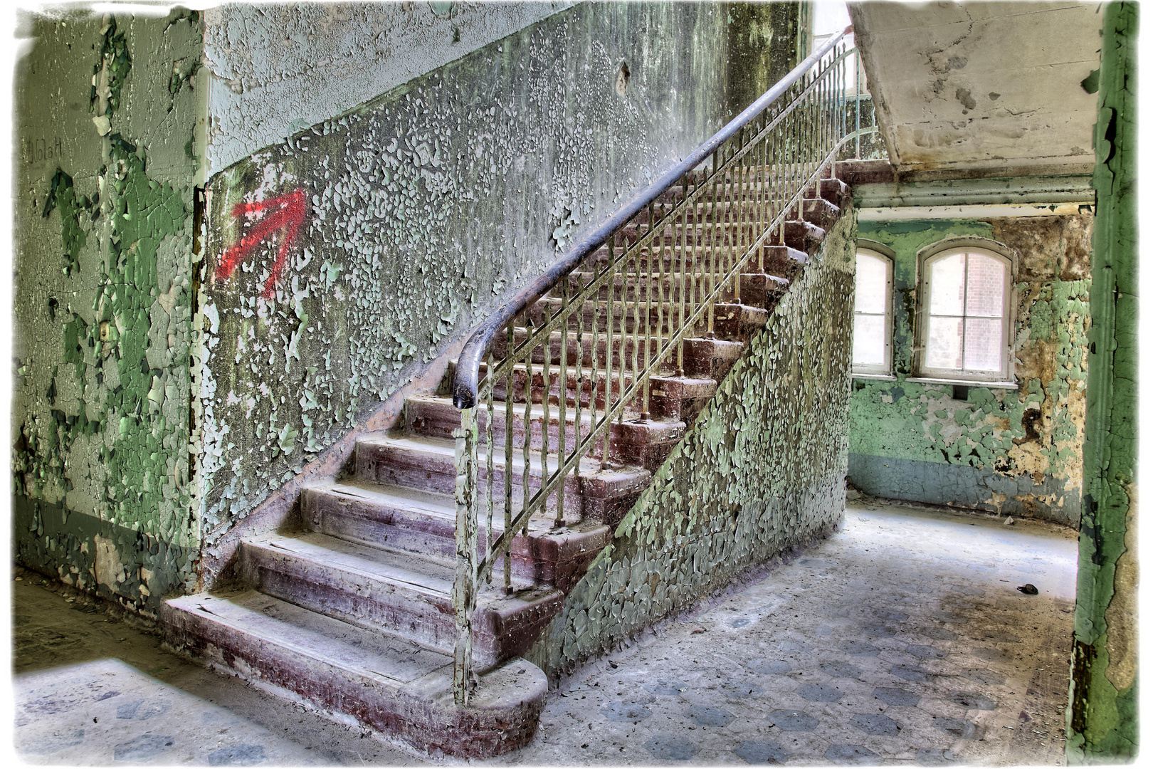 Treppe in de Vergangenheit