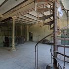 Treppe in der alten Papierfabrik