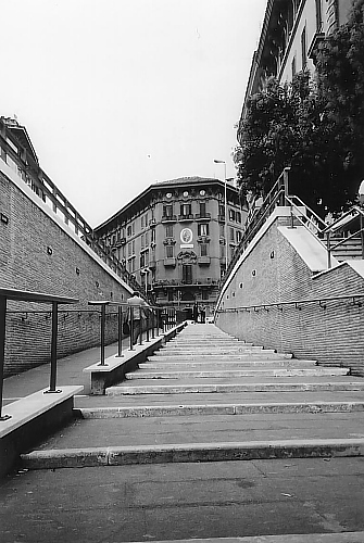 Treppe in der ewigen Stadt