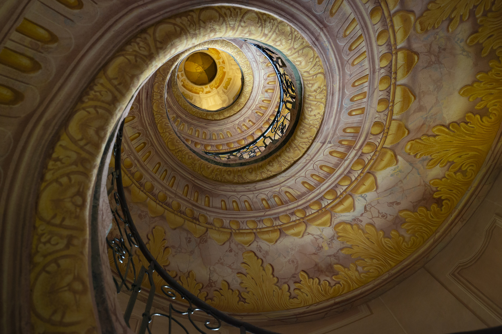 Treppe in der Klosterkirche Melk