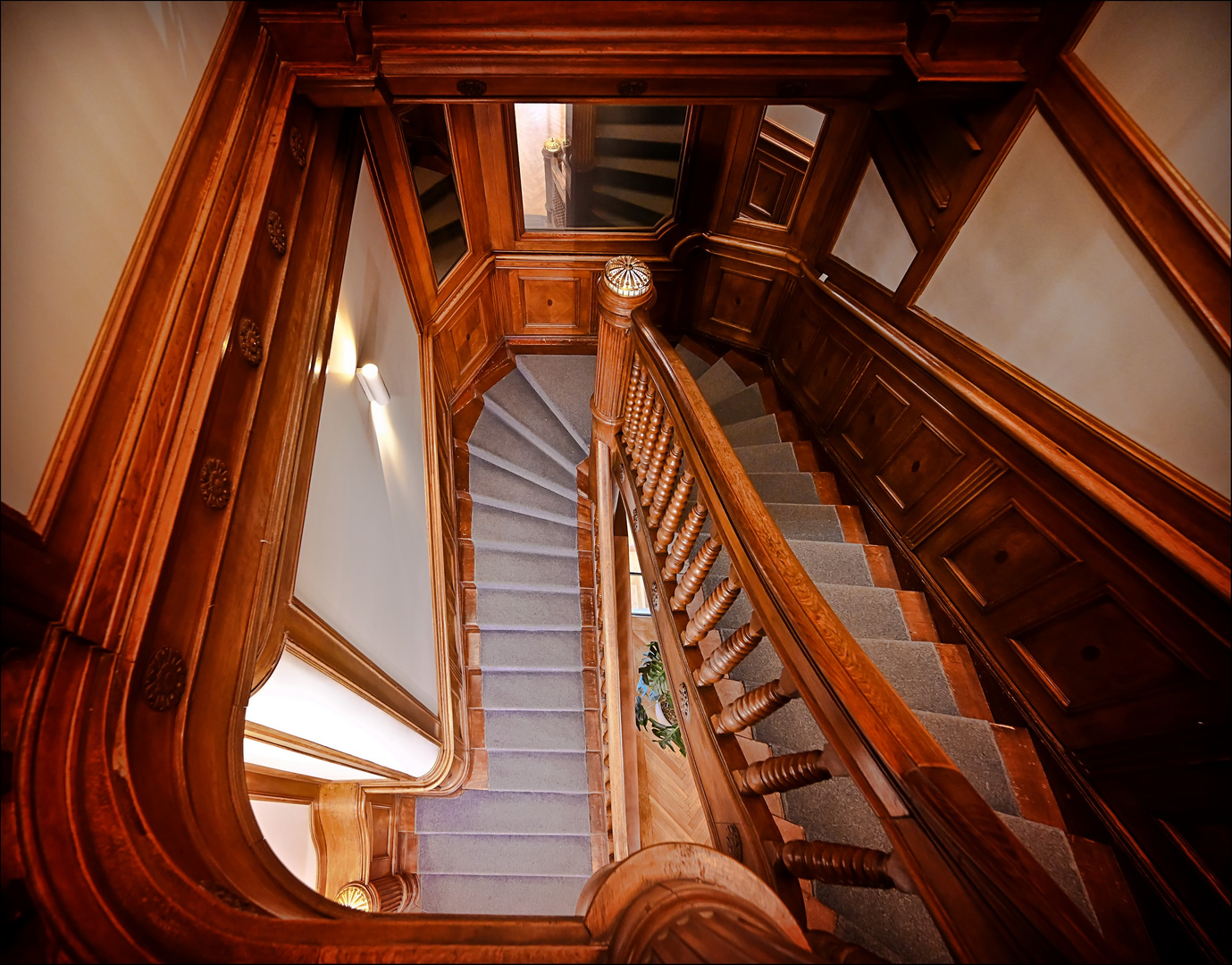 Treppe in die 1. Etage, Braun & Co, Wien