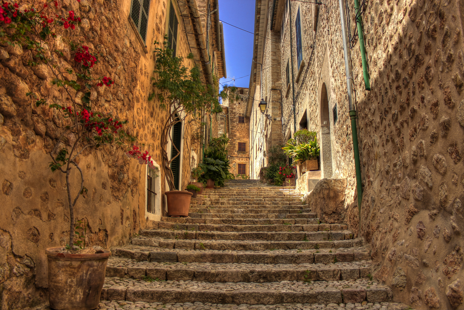 Treppe in Fornalutx