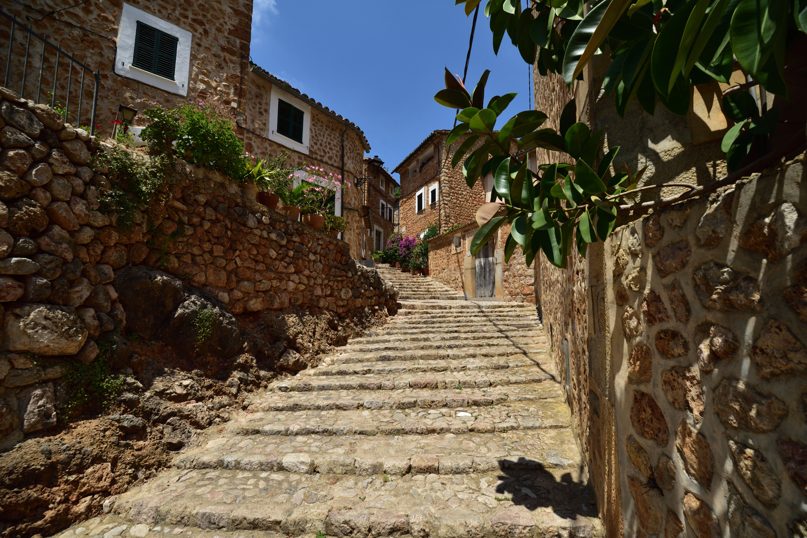 Treppe in Fornalutx, Mallorca