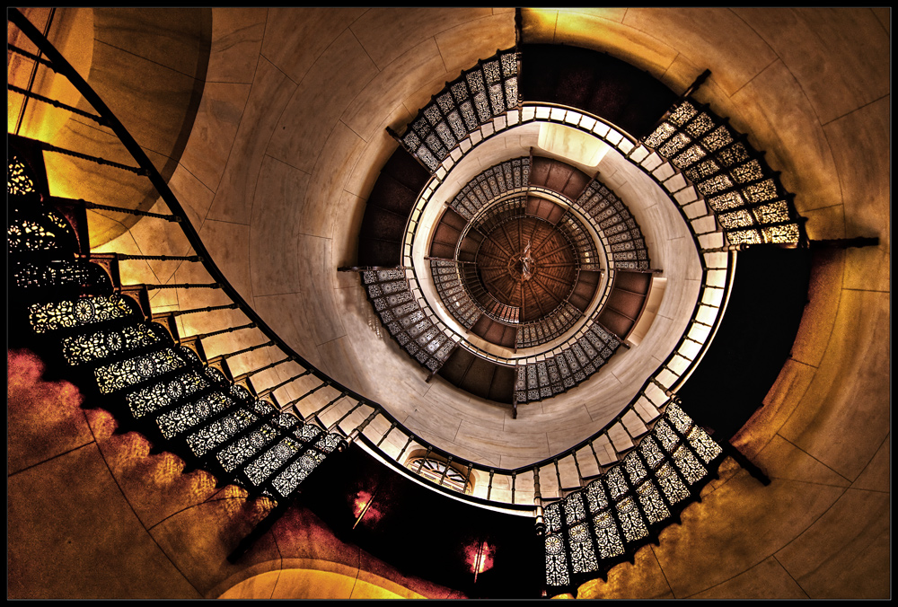 Treppe in Granitz