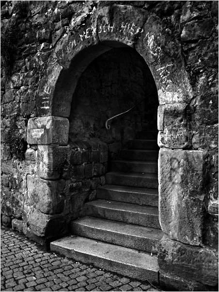 Treppe in Marburg