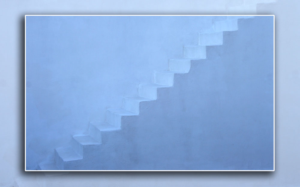 Treppe in Oia