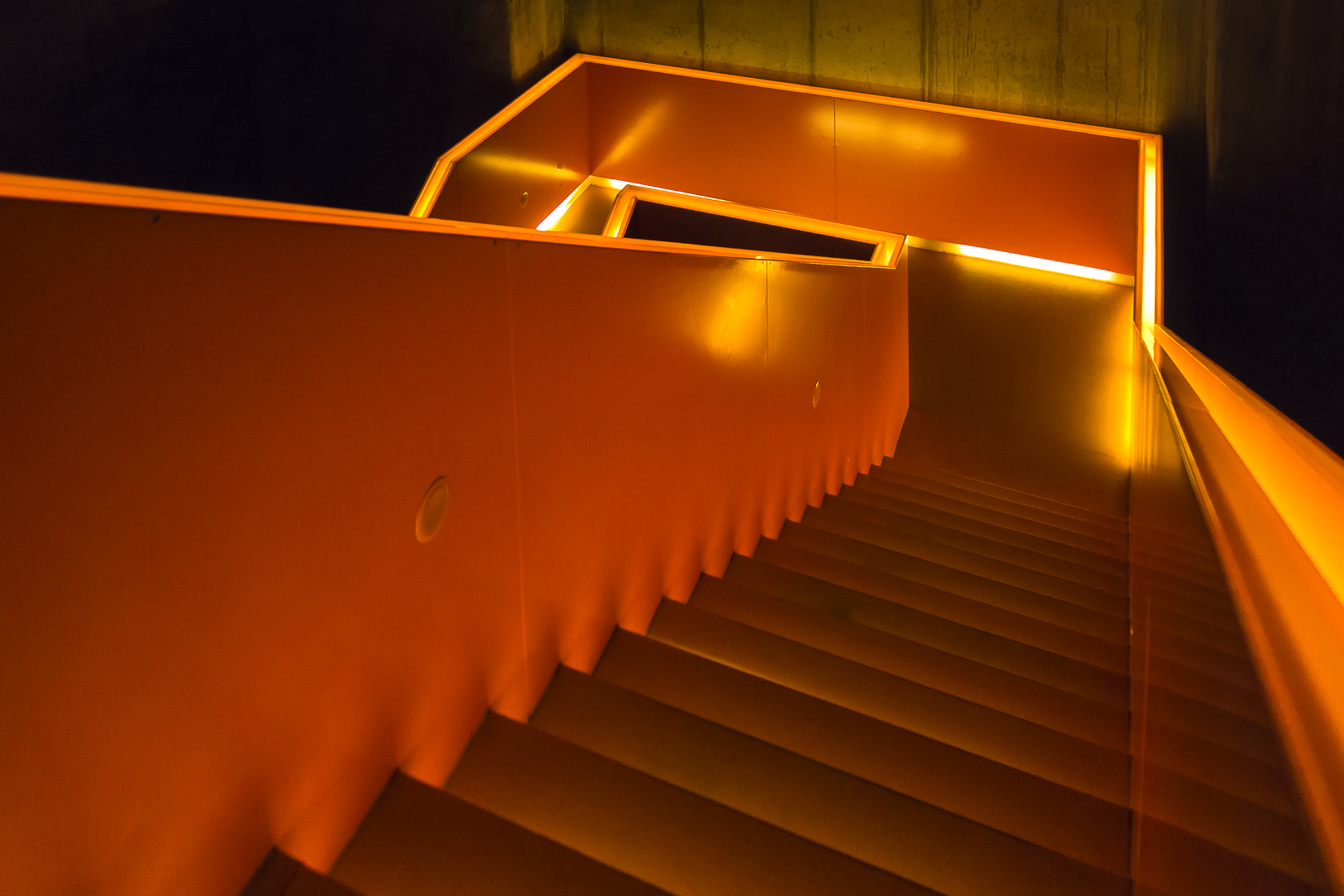 Treppe in orange