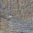 Treppe in Pitigliano