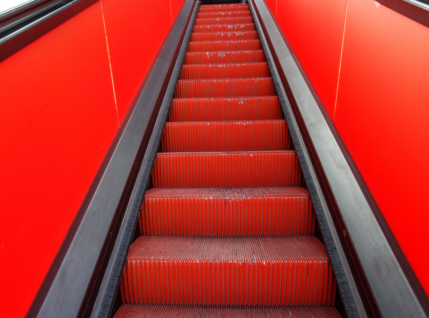 Treppe in rot