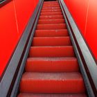 Treppe in rot