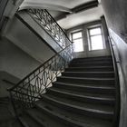 Treppe in verlassenem Trambahndepot