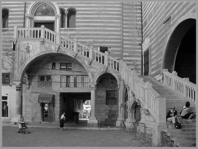 Treppe in Verona