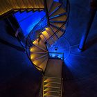 Treppe ins Blaue