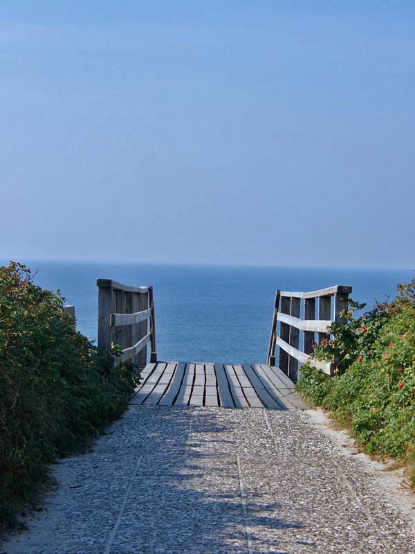 Treppe ins Meer