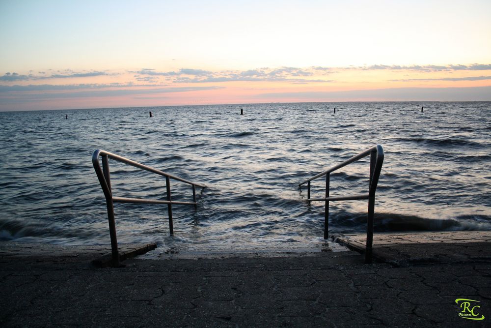 Treppe ins Meer