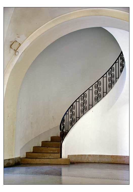 Treppe ins Ungewisse