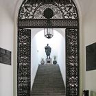 Treppe mit General Artigas im "Cabildo de Montevideo"